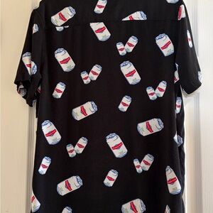 Full Send Black Graphic Print Men's Shirt